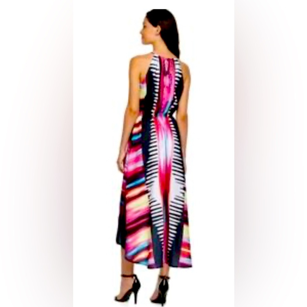Apt. 9 Vibrant High Low Dress - Pink, Black, White